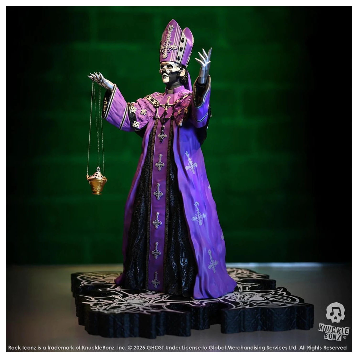 Ghost Rock Iconz Statuetka Papa V Perpetua Purple Robes 22 cm zdjęcie produktu