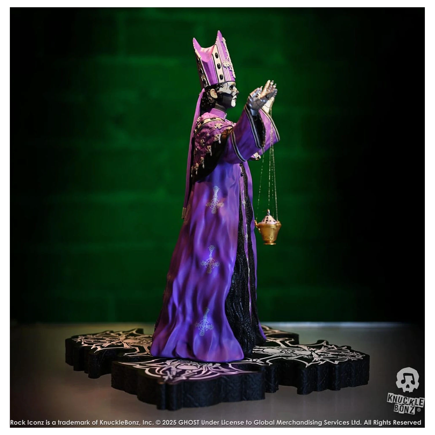 Ghost Rock Iconz Statuetka Papa V Perpetua Purple Robes 22 cm zdjęcie produktu