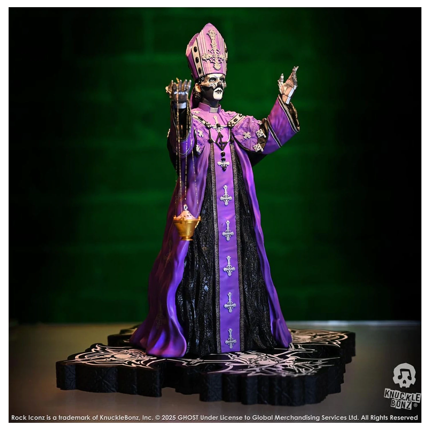 Ghost Rock Iconz Statuetka Papa V Perpetua Purple Robes 22 cm zdjęcie produktu