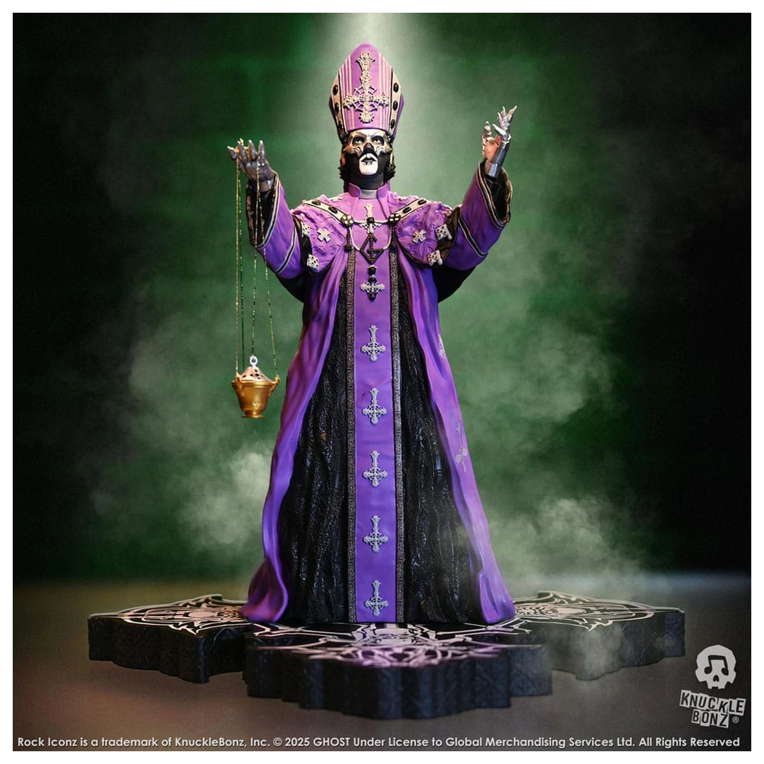 Ghost Rock Iconz Statuetka Papa V Perpetua Purple Robes 22 cm zdjęcie produktu