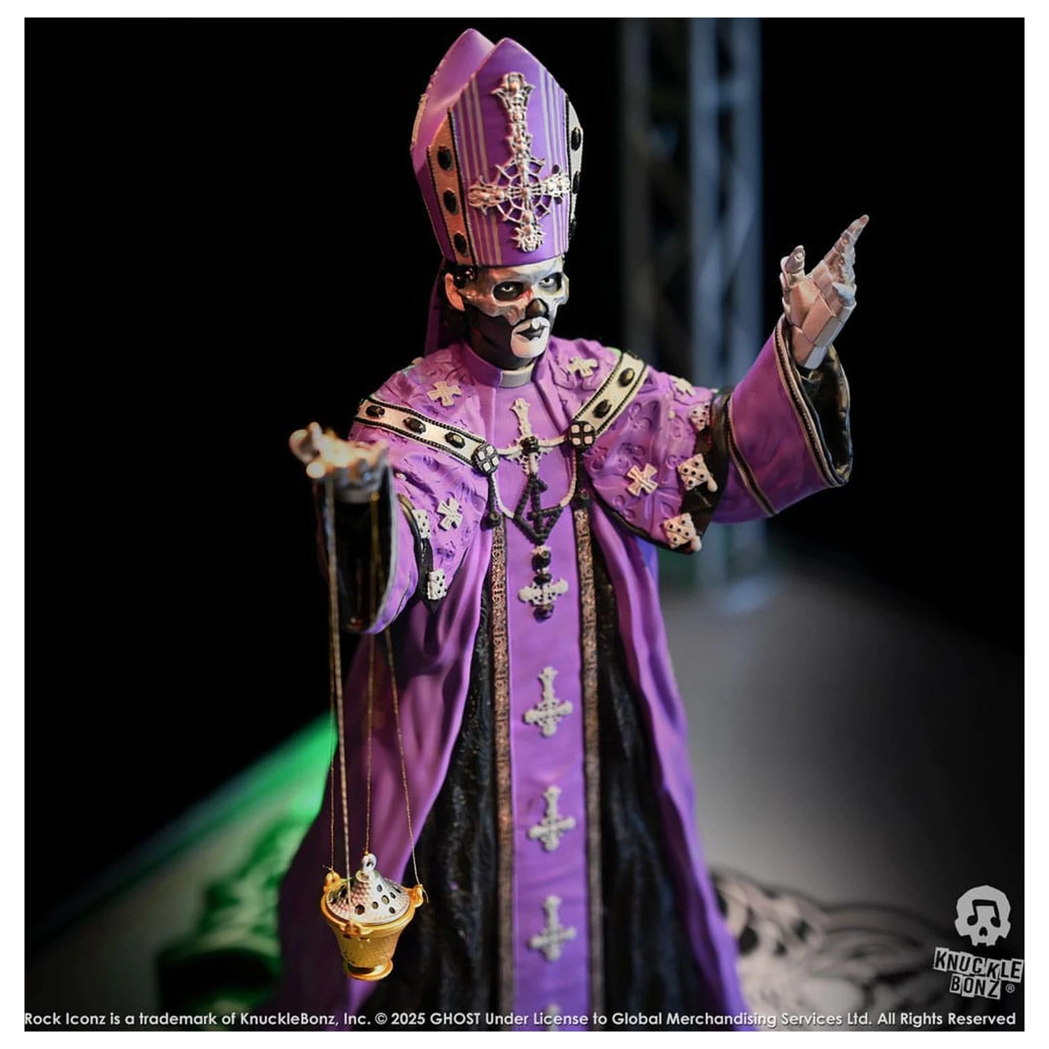 Ghost Rock Iconz Statuetka Papa V Perpetua Purple Robes 22 cm zdjęcie produktu