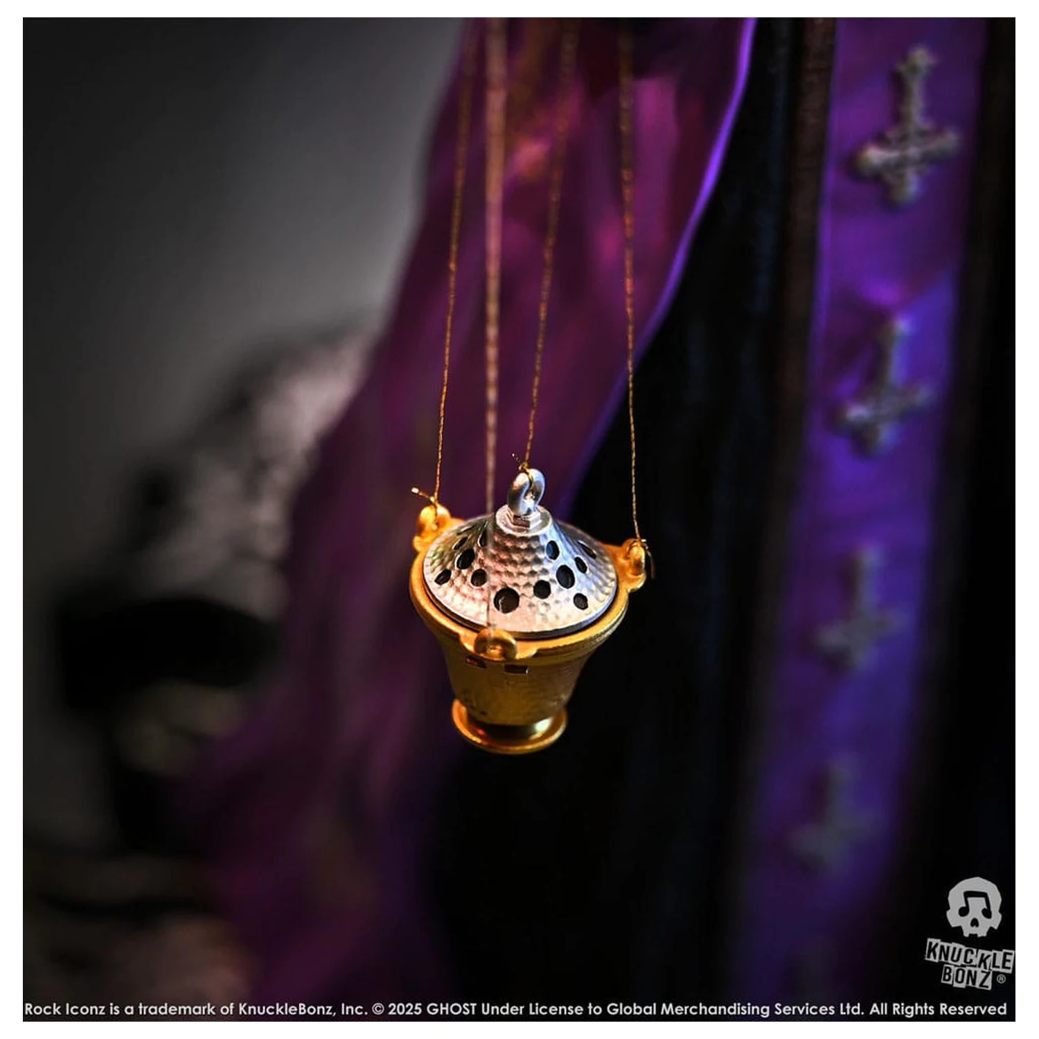 Ghost Rock Iconz Statuetka Papa V Perpetua Purple Robes 22 cm zdjęcie produktu
