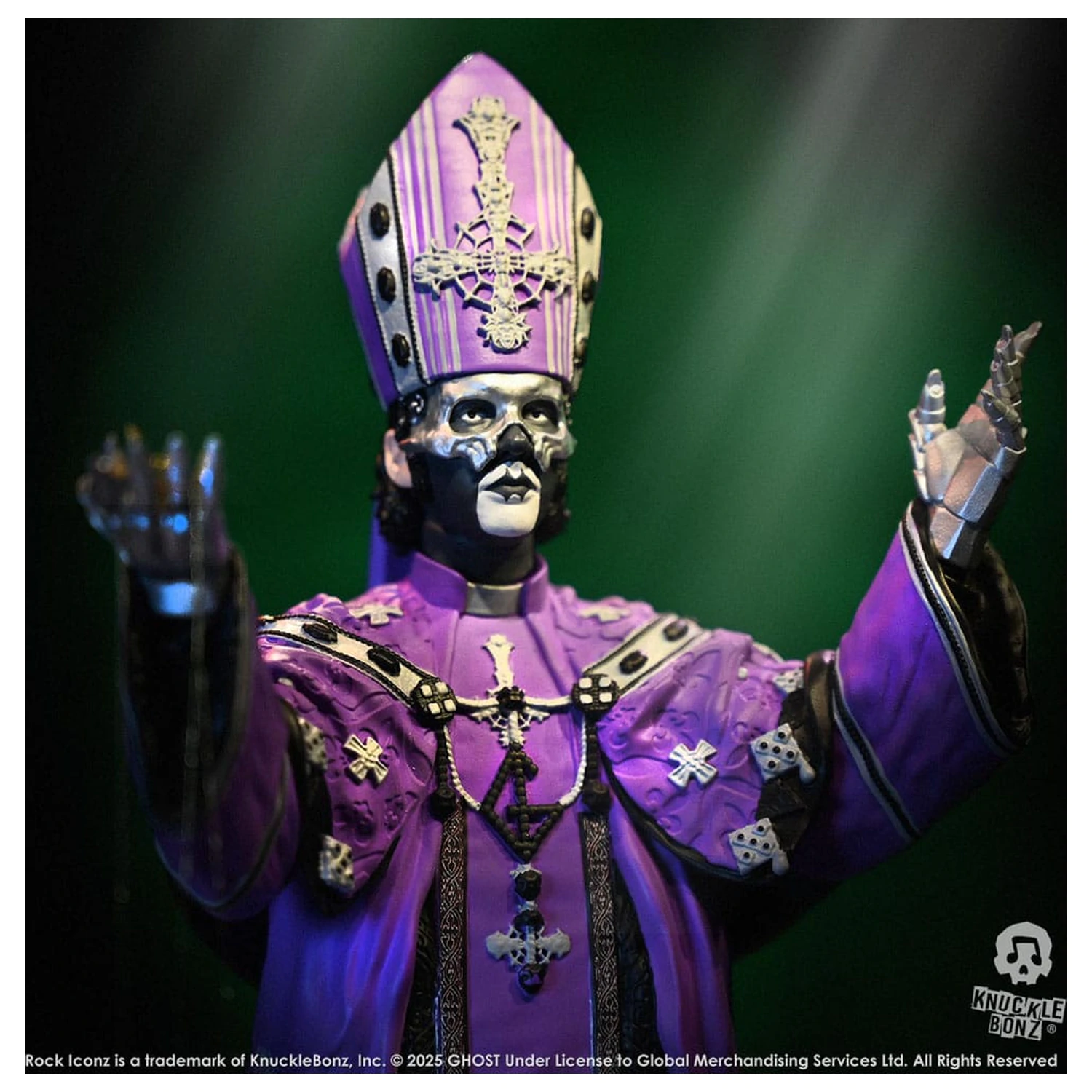 Ghost Rock Iconz Statuetka Papa V Perpetua Purple Robes 22 cm zdjęcie produktu