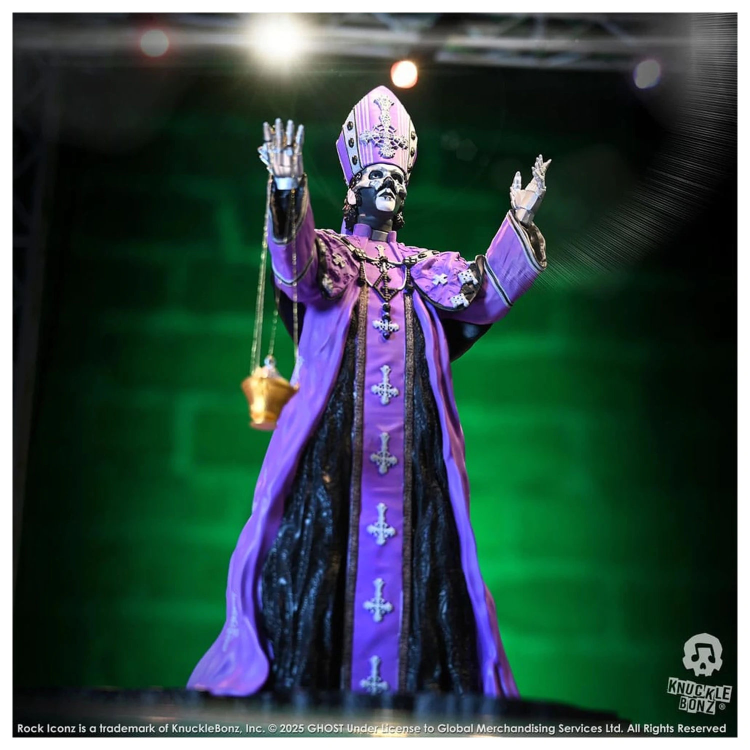 Ghost Rock Iconz Statuetka Papa V Perpetua Purple Robes 22 cm zdjęcie produktu