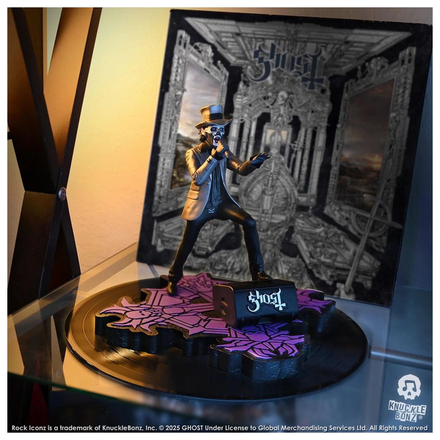 Ghost Rock Iconz Statue Papa V Perpetua Top Hat 22 cm zdjęcie produktu