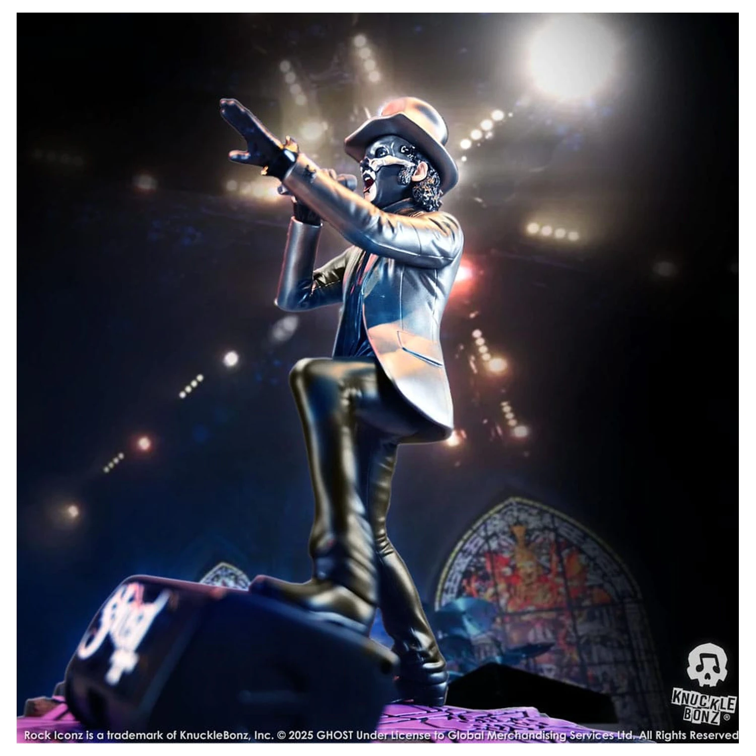 Ghost Rock Iconz Statue Papa V Perpetua Top Hat 22 cm zdjęcie produktu
