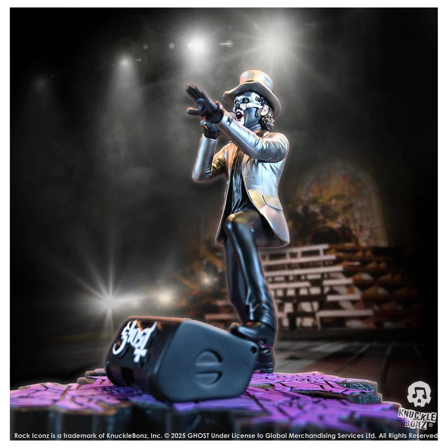 Ghost Rock Iconz Statue Papa V Perpetua Top Hat 22 cm zdjęcie produktu