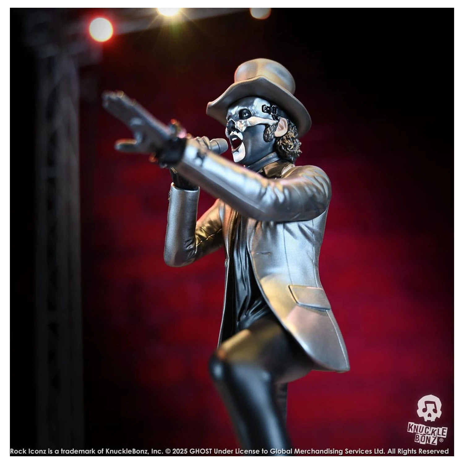 Ghost Rock Iconz Statue Papa V Perpetua Top Hat 22 cm zdjęcie produktu