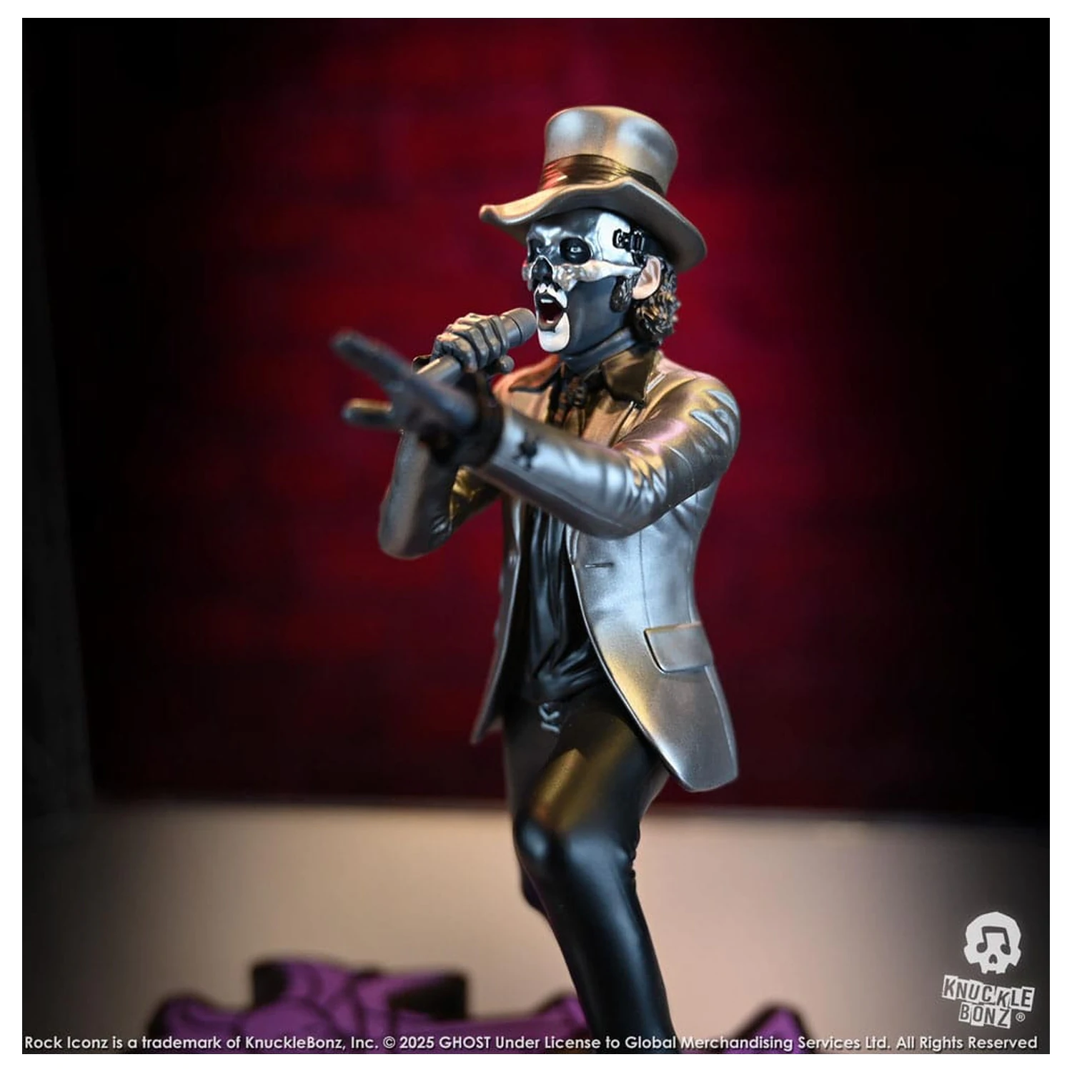Ghost Rock Iconz Statue Papa V Perpetua Top Hat 22 cm zdjęcie produktu