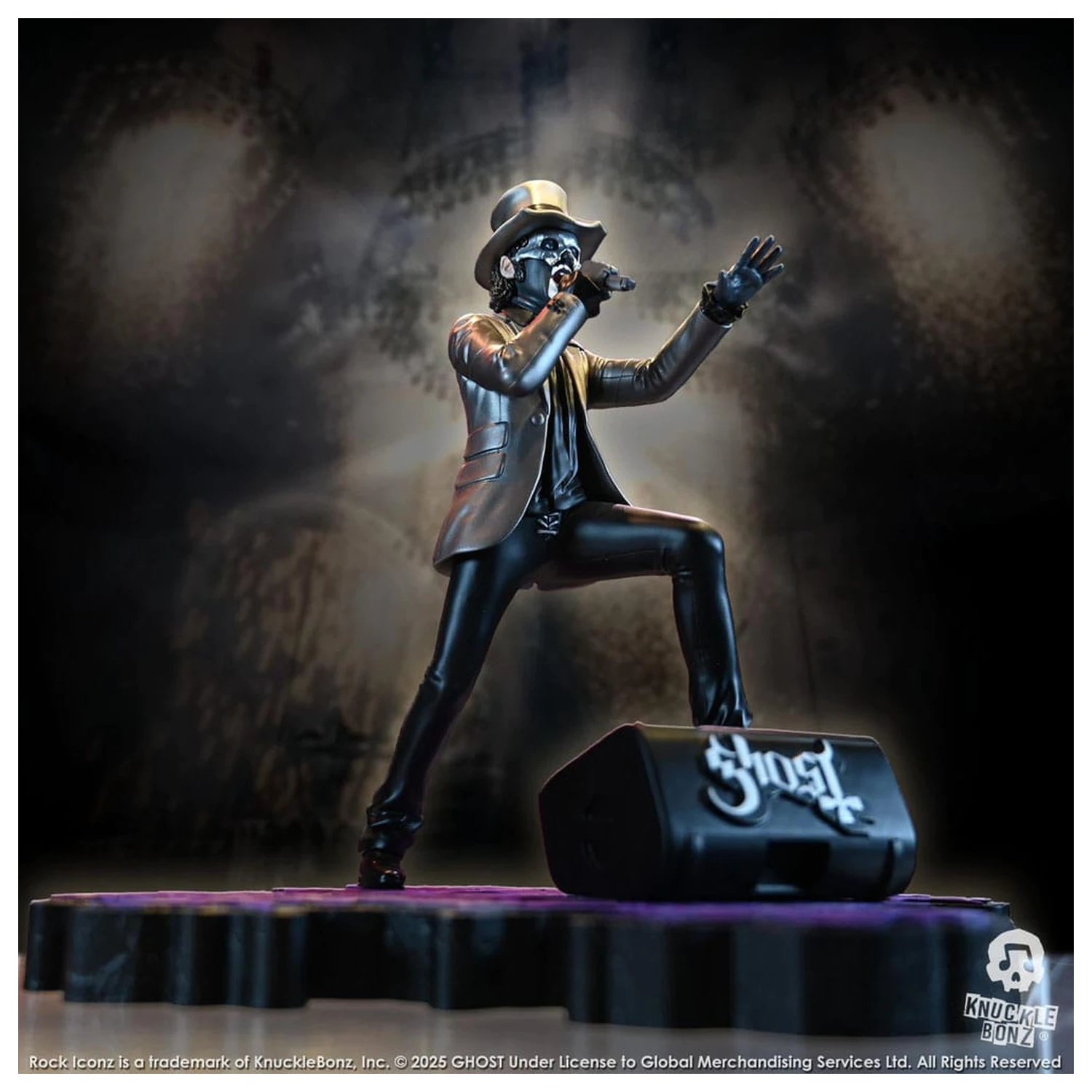 Ghost Rock Iconz Statue Papa V Perpetua Top Hat 22 cm zdjęcie produktu