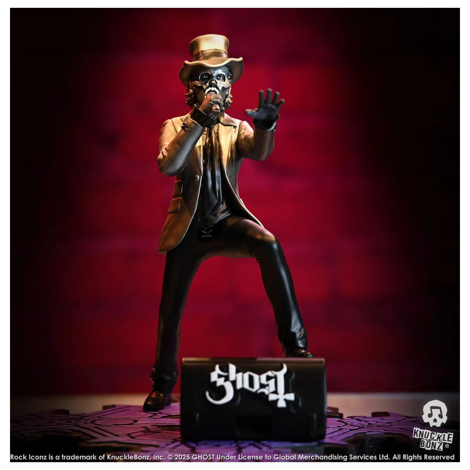 Ghost Rock Iconz Statue Papa V Perpetua Top Hat 22 cm zdjęcie produktu