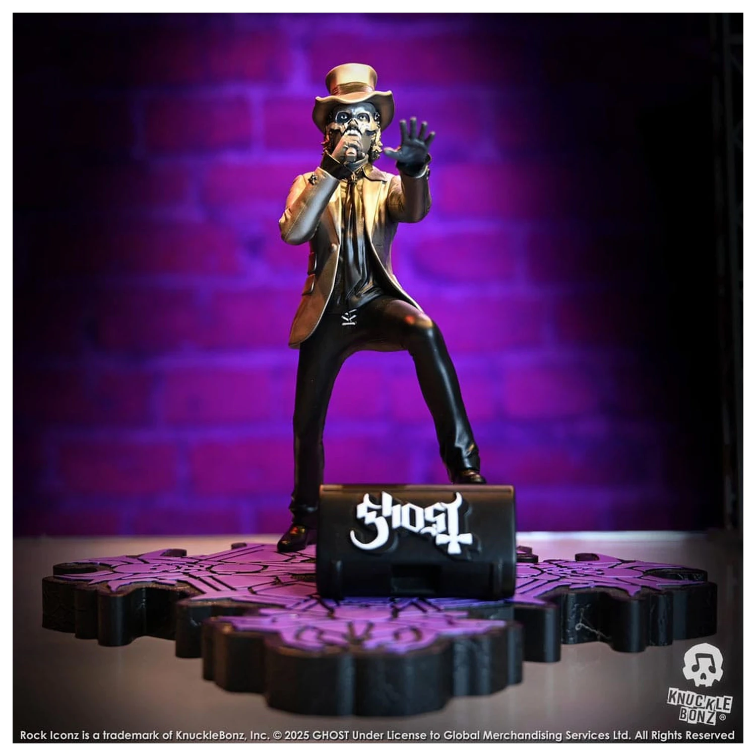Ghost Rock Iconz Statue Papa V Perpetua Top Hat 22 cm zdjęcie produktu