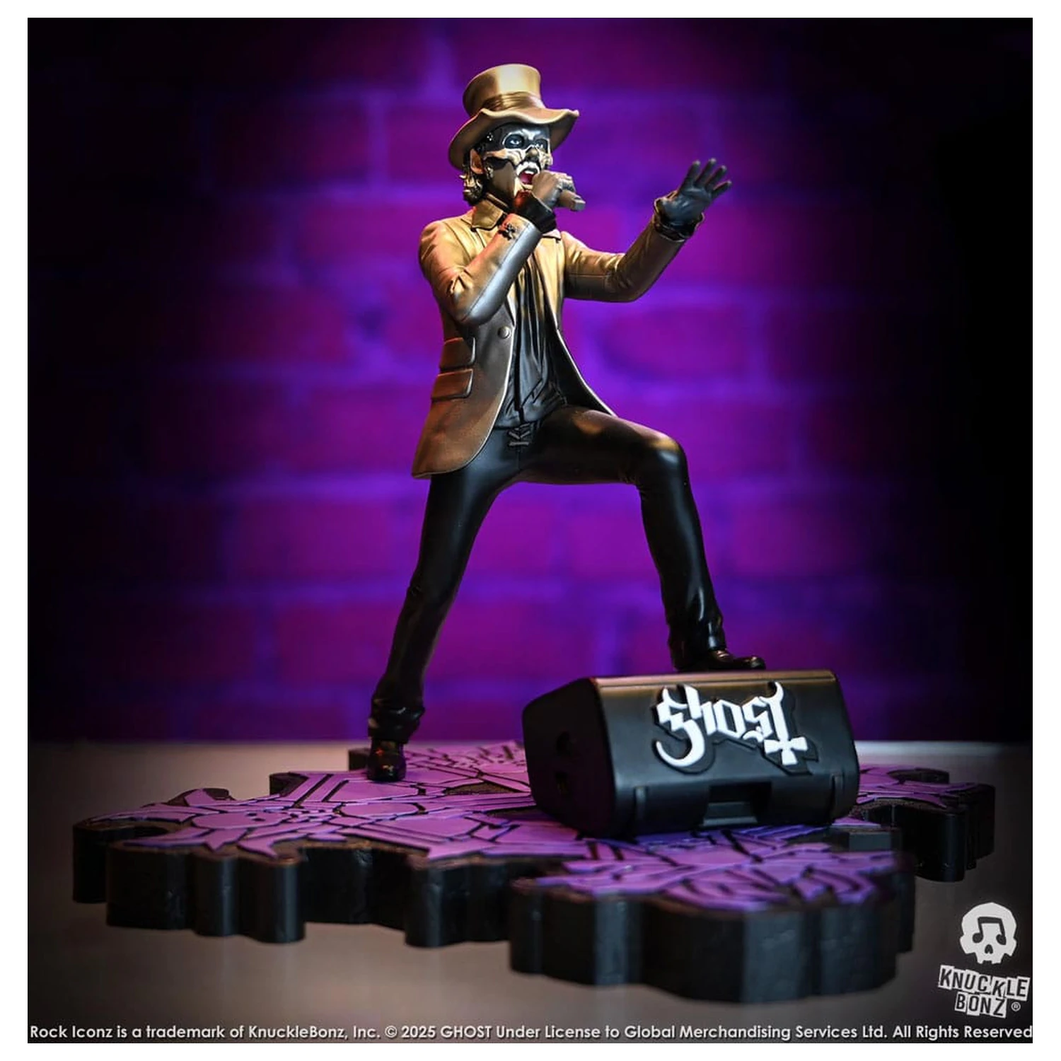 Ghost Rock Iconz Statue Papa V Perpetua Top Hat 22 cm zdjęcie produktu