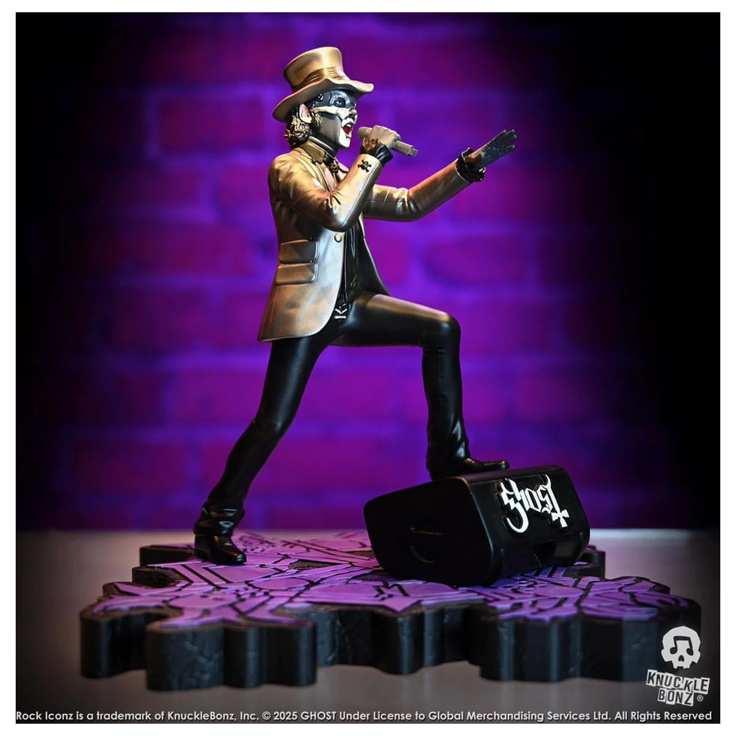 Ghost Rock Iconz Statue Papa V Perpetua Top Hat 22 cm zdjęcie produktu