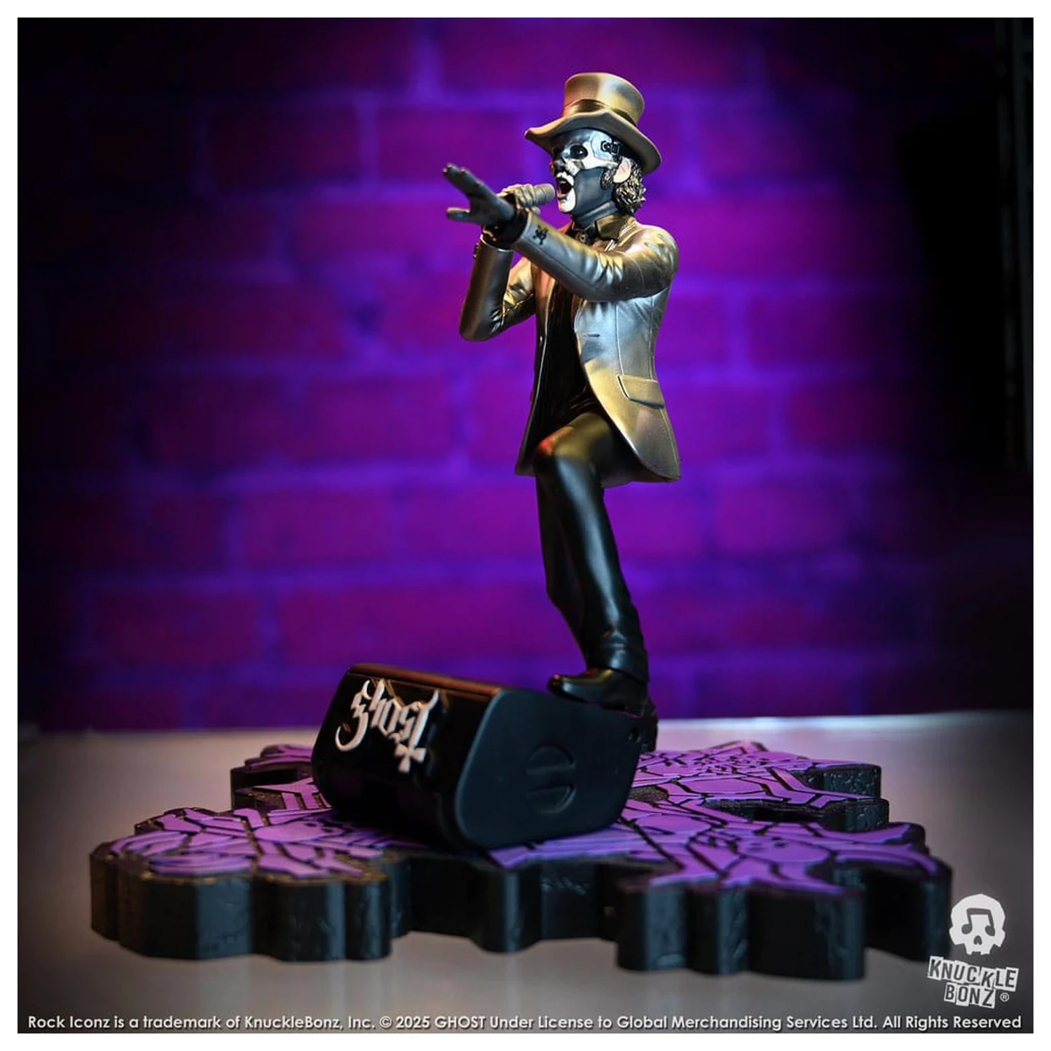 Ghost Rock Iconz Statue Papa V Perpetua Top Hat 22 cm zdjęcie produktu