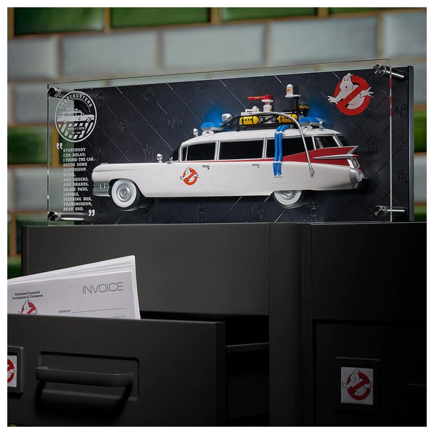 Ghostbusters Ecto-1 Licencjonowana Replika tabliczki zdjęcie produktu