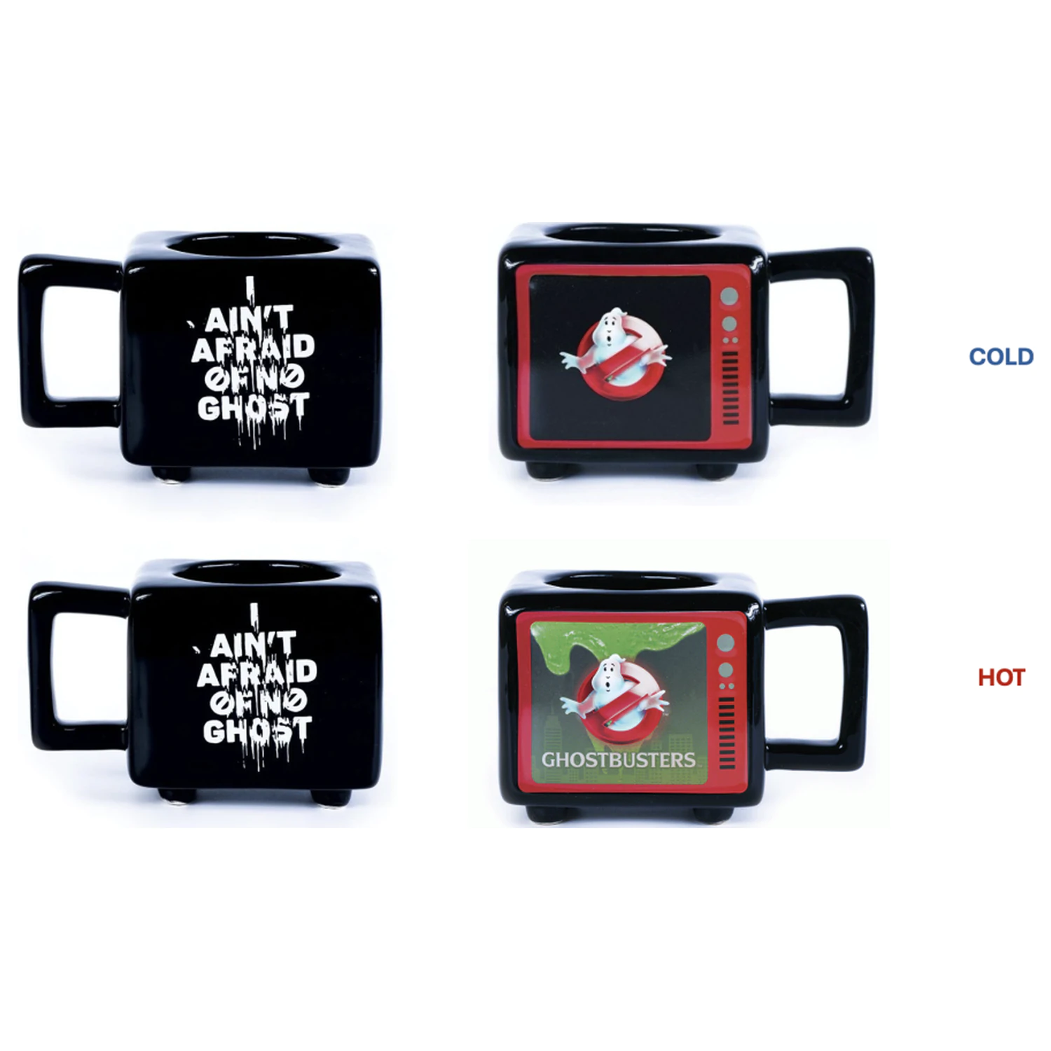 Kubek zmieniający kolor Ghostbusters I Ain't Afraid Retro TV Heat Change o pojemności 500ml zdjęcie produktu