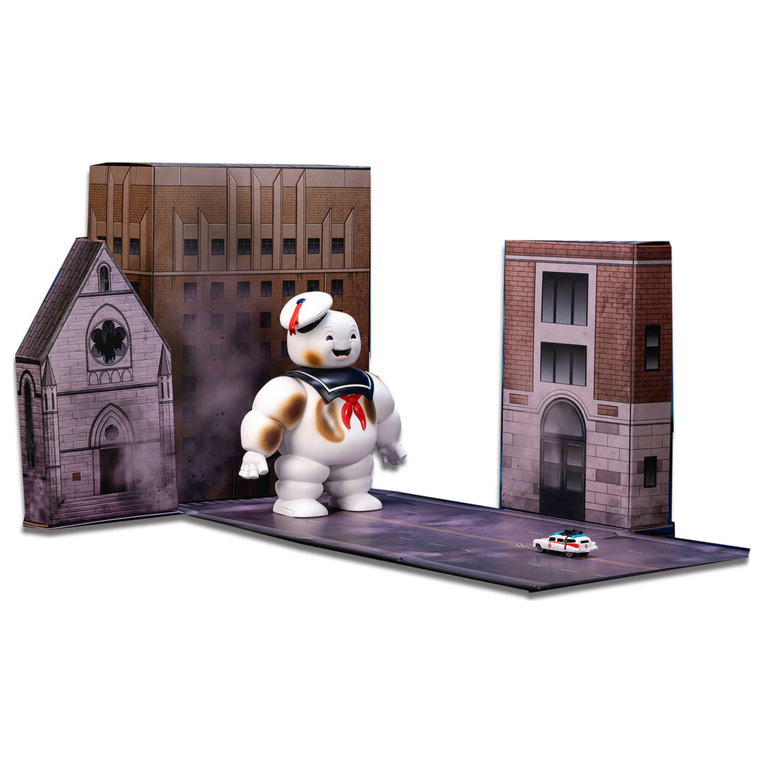 Ghostbusters Puft Marsmellow movie set stage figure diorama zdjęcie produktu