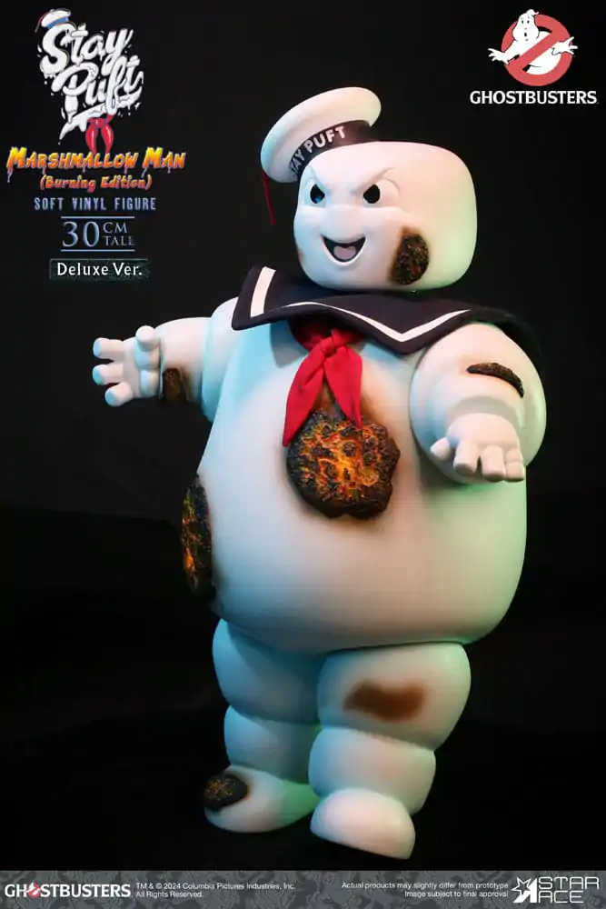 Ghostbusters Soft Vinyl Statue Stay Puft Marshmallow Man Burnign Edition Deluxe Version 30 cm Statua z miękkiego winylu zdjęcie produktu