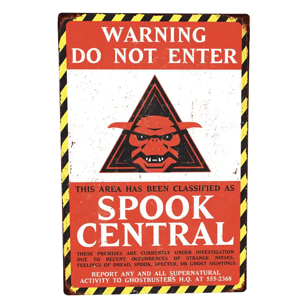Metalowy Znak "Ghostbusters Spook Central" zdjęcie produktu