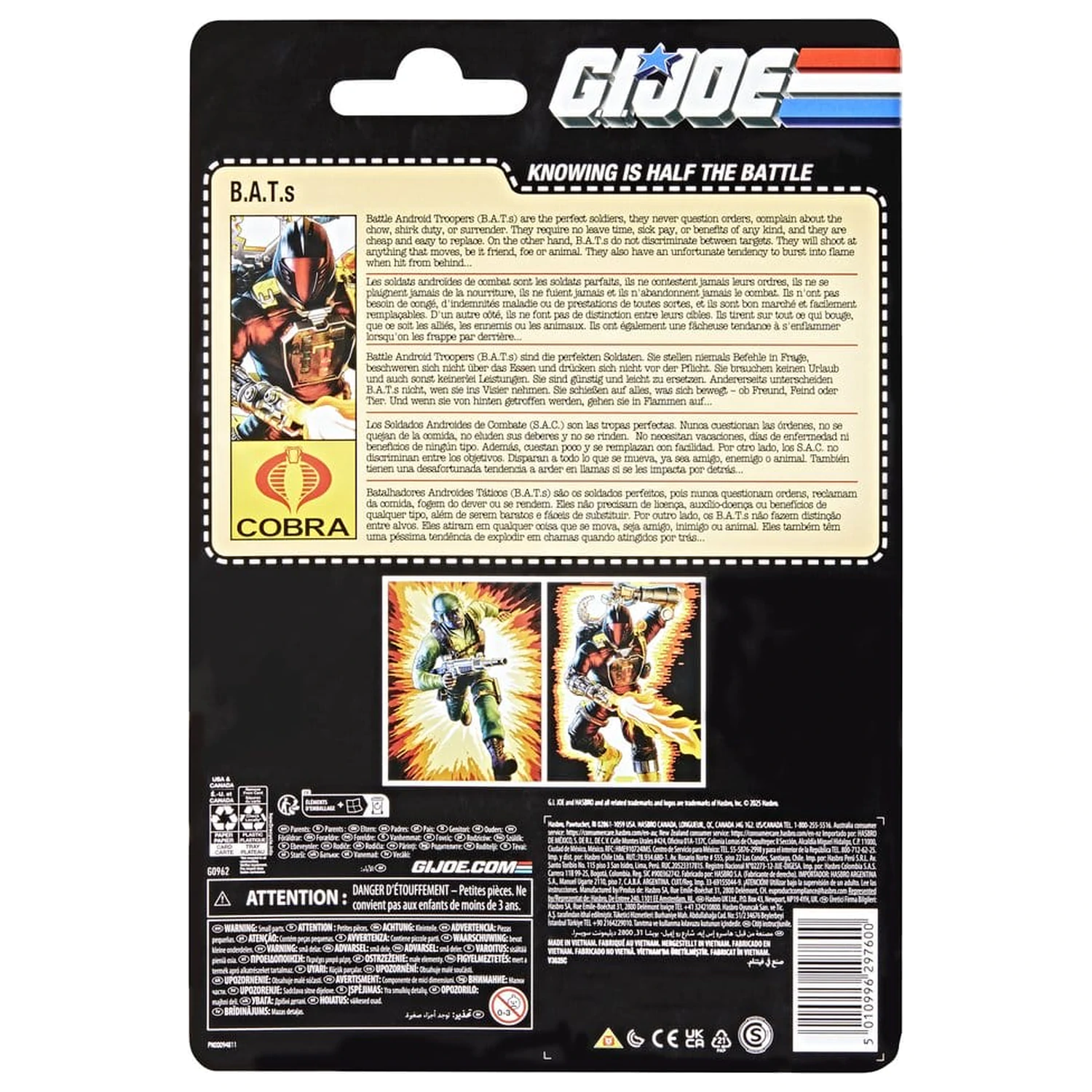 GI Joe Classified Series Retro Figurka Akcji B.A.T. 15 cm zdjęcie produktu