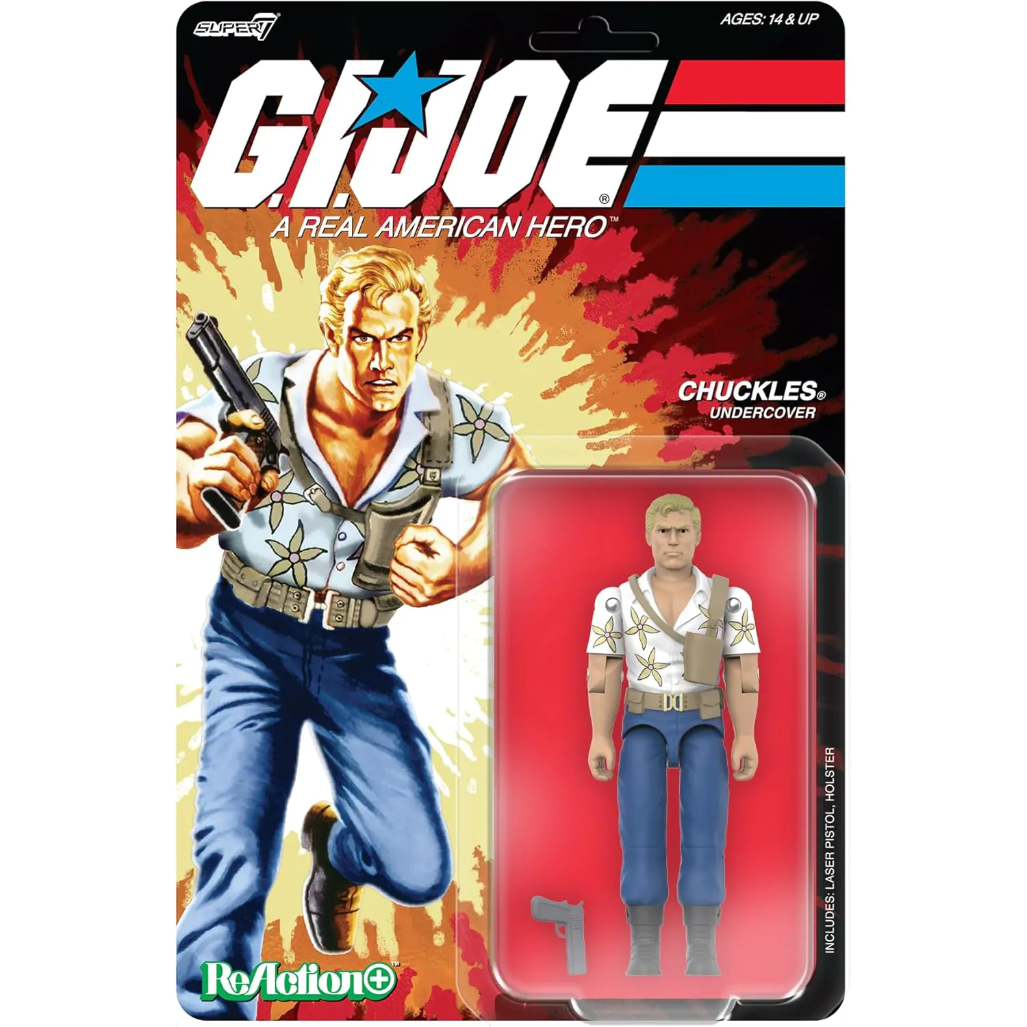 GI Joe ReAction+ Figurka Akcji Fala 07 Chuckles (Movie) 10 cm zdjęcie produktu