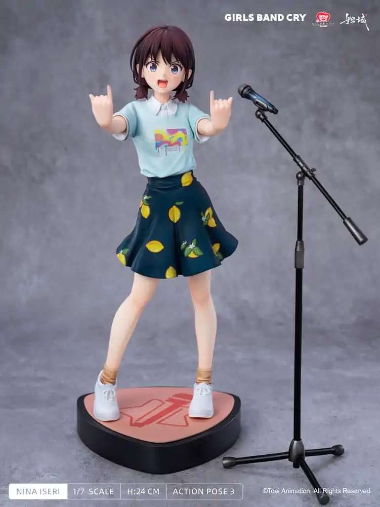 Girls Band Cry Natsu wo Mankitsu shite Sakebe Seria nr 1 figurka PCW 1/7 Nina Iseri 24 cm zdjęcie produktu