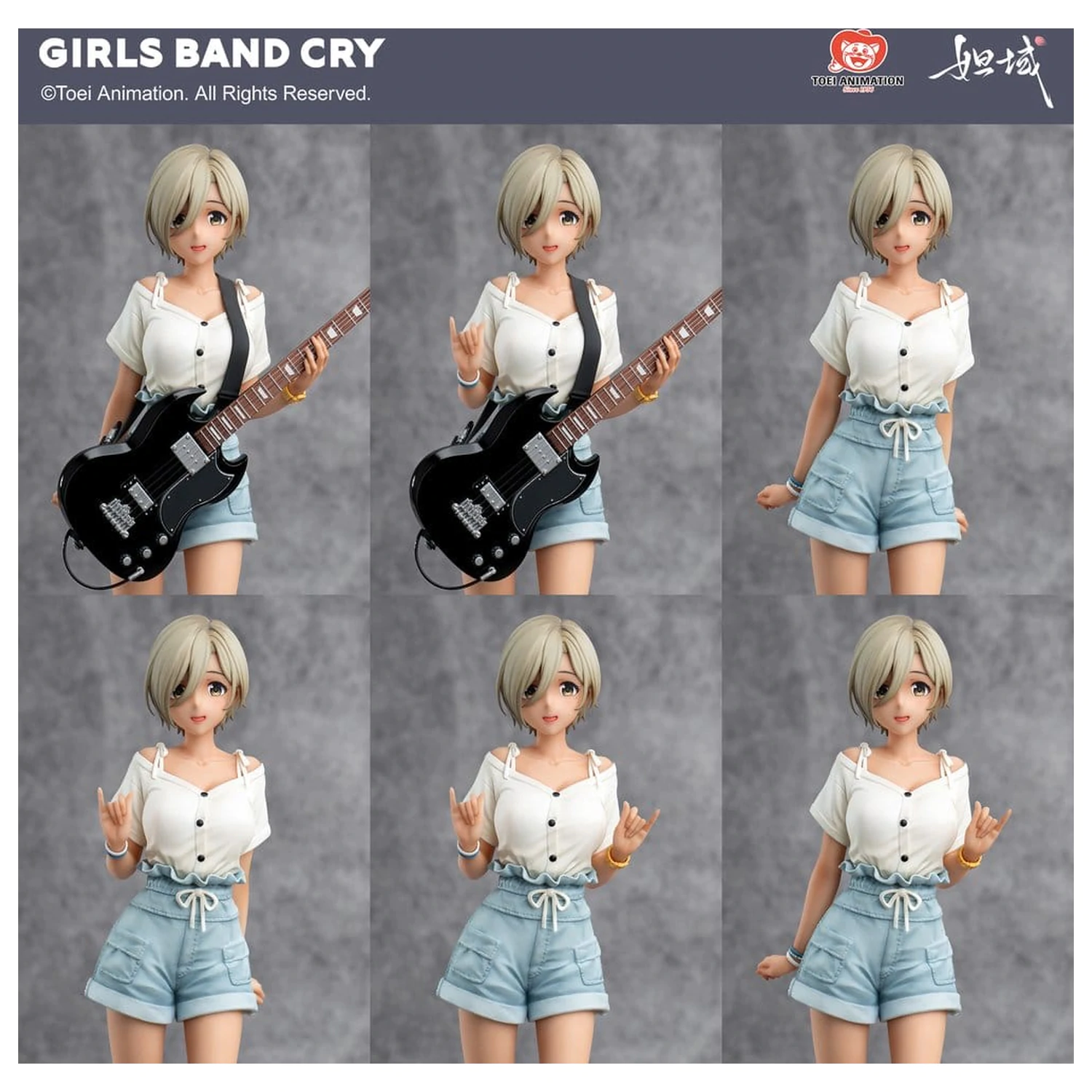 Girls Band Cry Natsu wo Mankitsu shite Sakebe Series No. 3 PVC Statuetka 1/7 Rupa 26 cm zdjęcie produktu