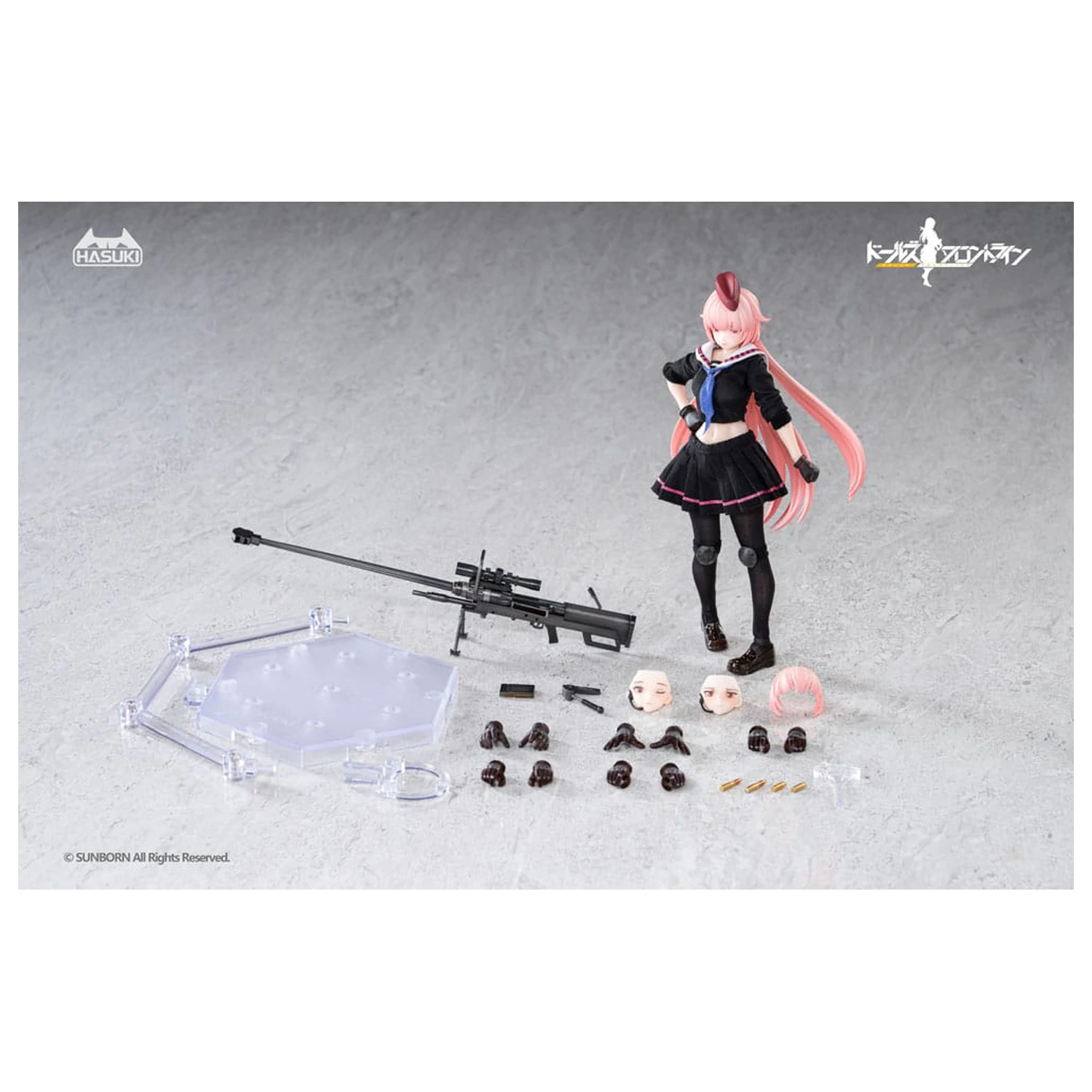 Girls´ Frontline Pocket Art Action Action Figure 1/12 PA011 NTW-20 16 cm zdjęcie produktu