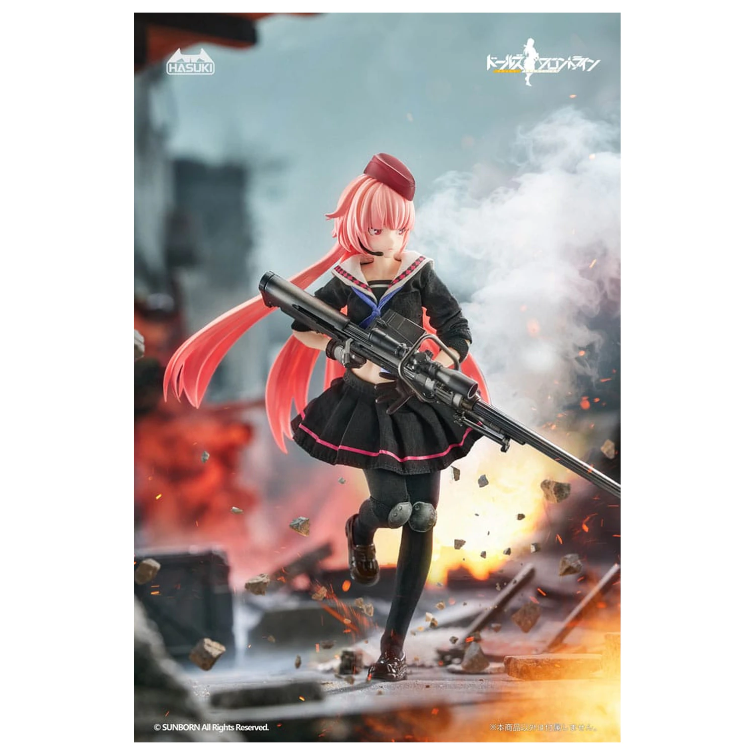 Girls´ Frontline Pocket Art Action Action Figure 1/12 PA011 NTW-20 16 cm zdjęcie produktu