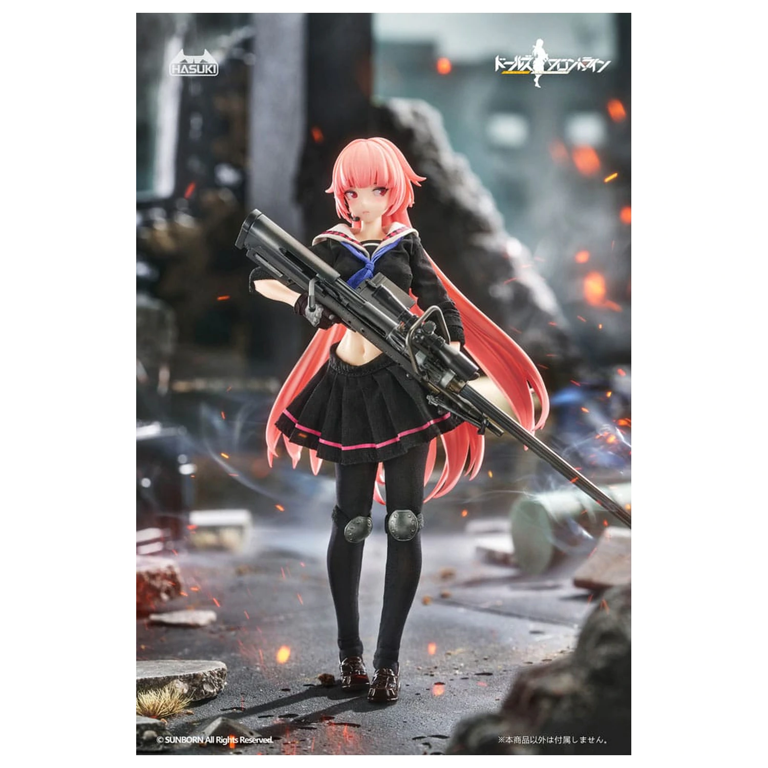 Girls´ Frontline Pocket Art Action Action Figure 1/12 PA011 NTW-20 16 cm zdjęcie produktu