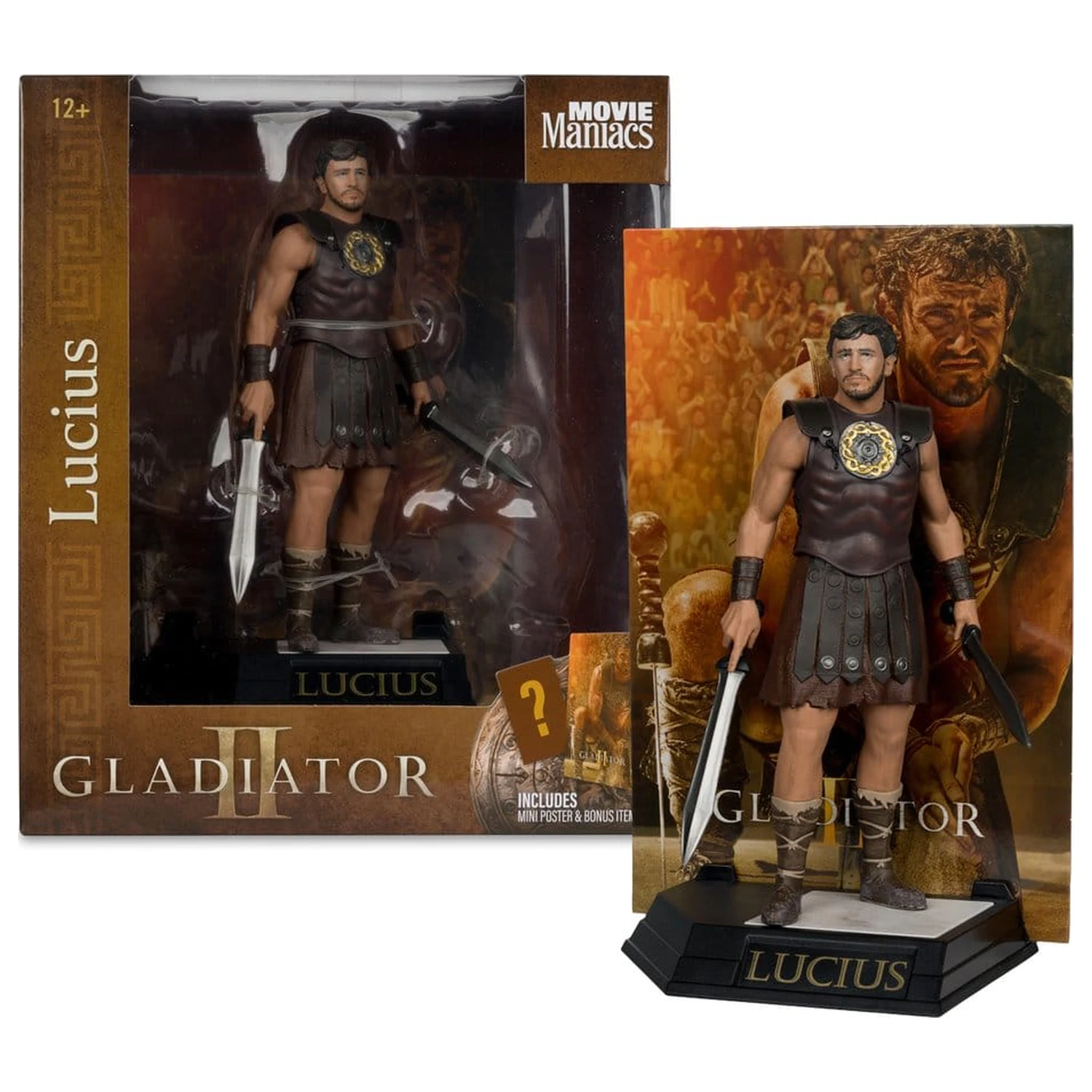 Gladiator II Movie Maniacs Statua Lucius 16 cm zdjęcie produktu