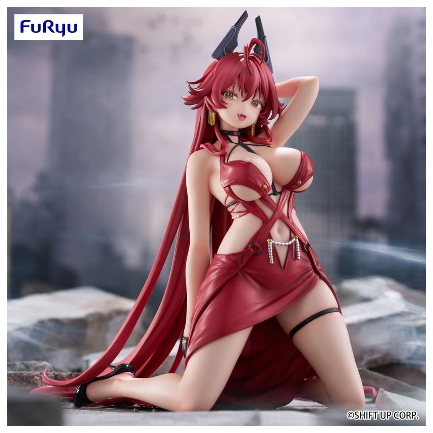 Goddess of Victory: Nikke Noodle Stopper PVC Figurka Red Hood: Nonsense Red 14 cm zdjęcie produktu
