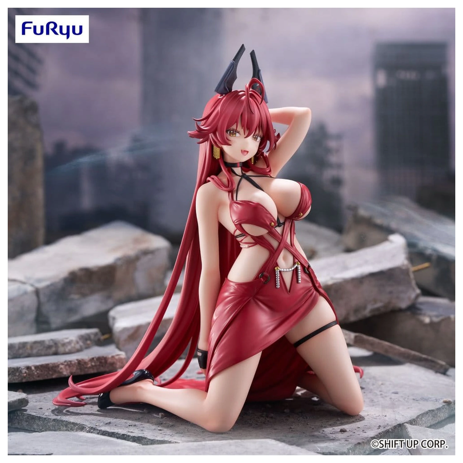 Goddess of Victory: Nikke Noodle Stopper PVC Figurka Red Hood: Nonsense Red 14 cm zdjęcie produktu