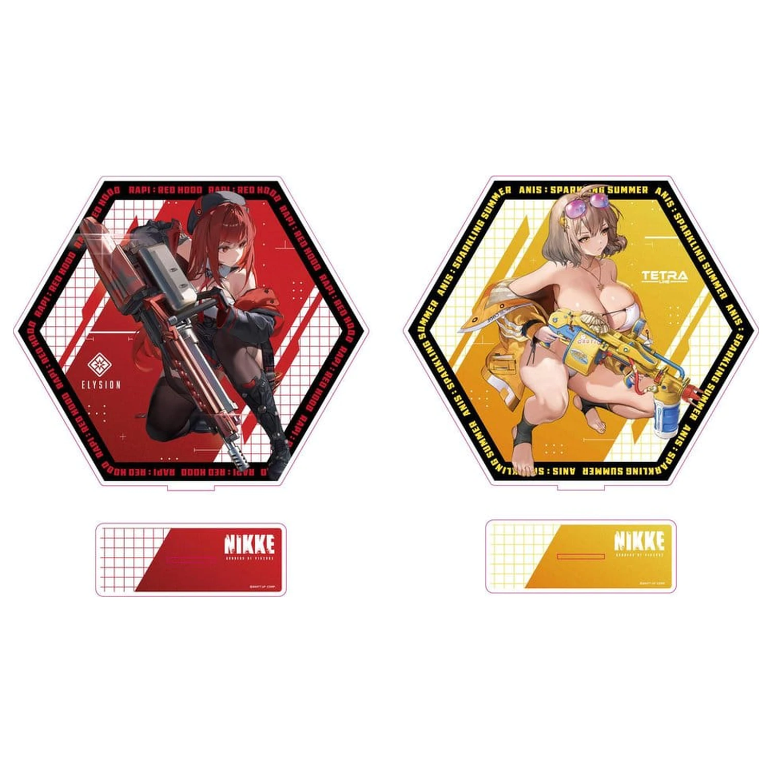 Goddess of Victory: Nikke Akrylowy Stand PtZ Dwustronny Rapi: Red Hood/ Anis: Sparkling Summer 25 cm zdjęcie produktu