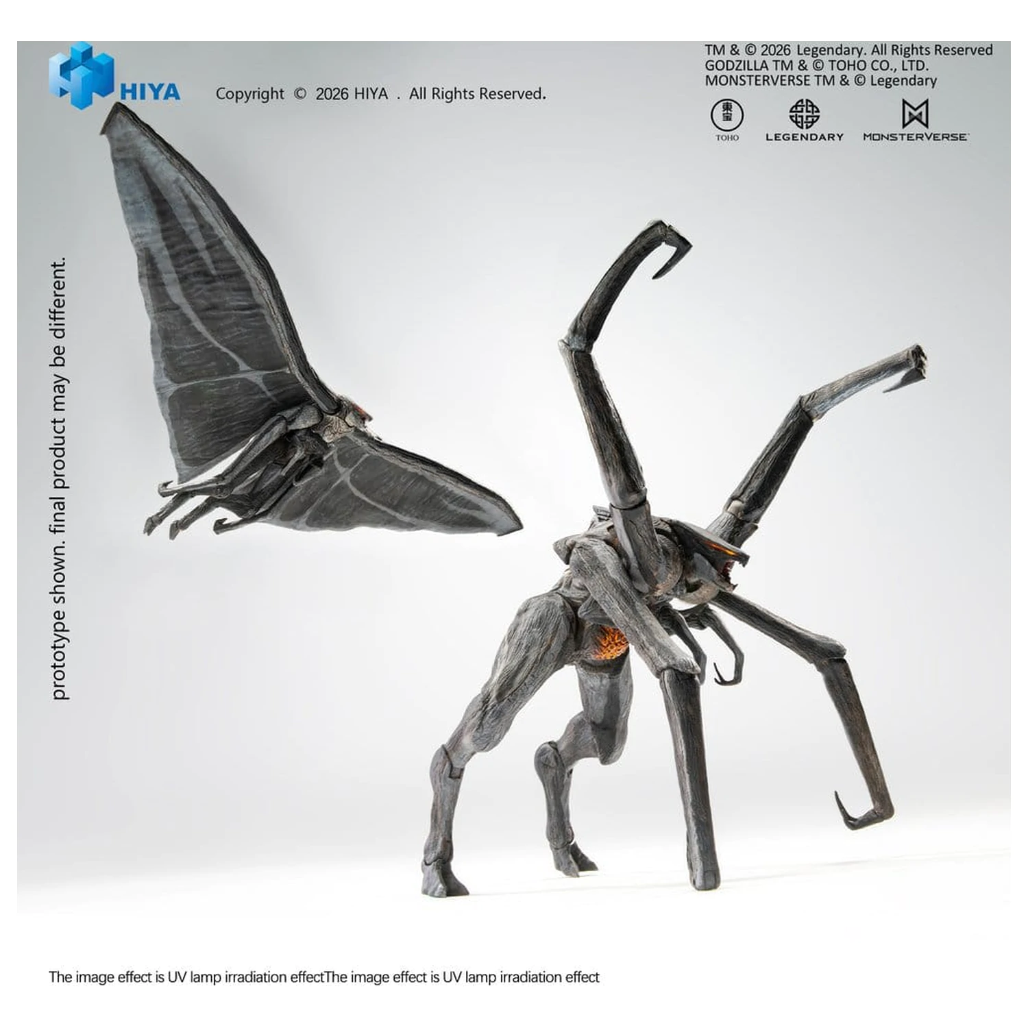 Godzilla (2014) Znakomite podstawowe figurki akcji Muto Zestaw Samiec i Samica 16 cm zdjęcie produktu