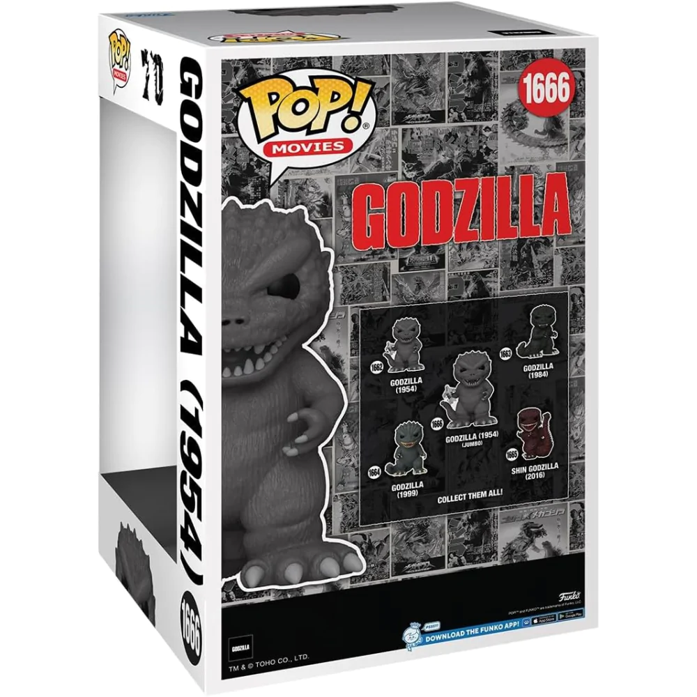 Godzilla 70th Anniversary Super Sized Jumbo Funko POP! Figurka Vinyl Godzilla 1954 25 cm zdjęcie produktu