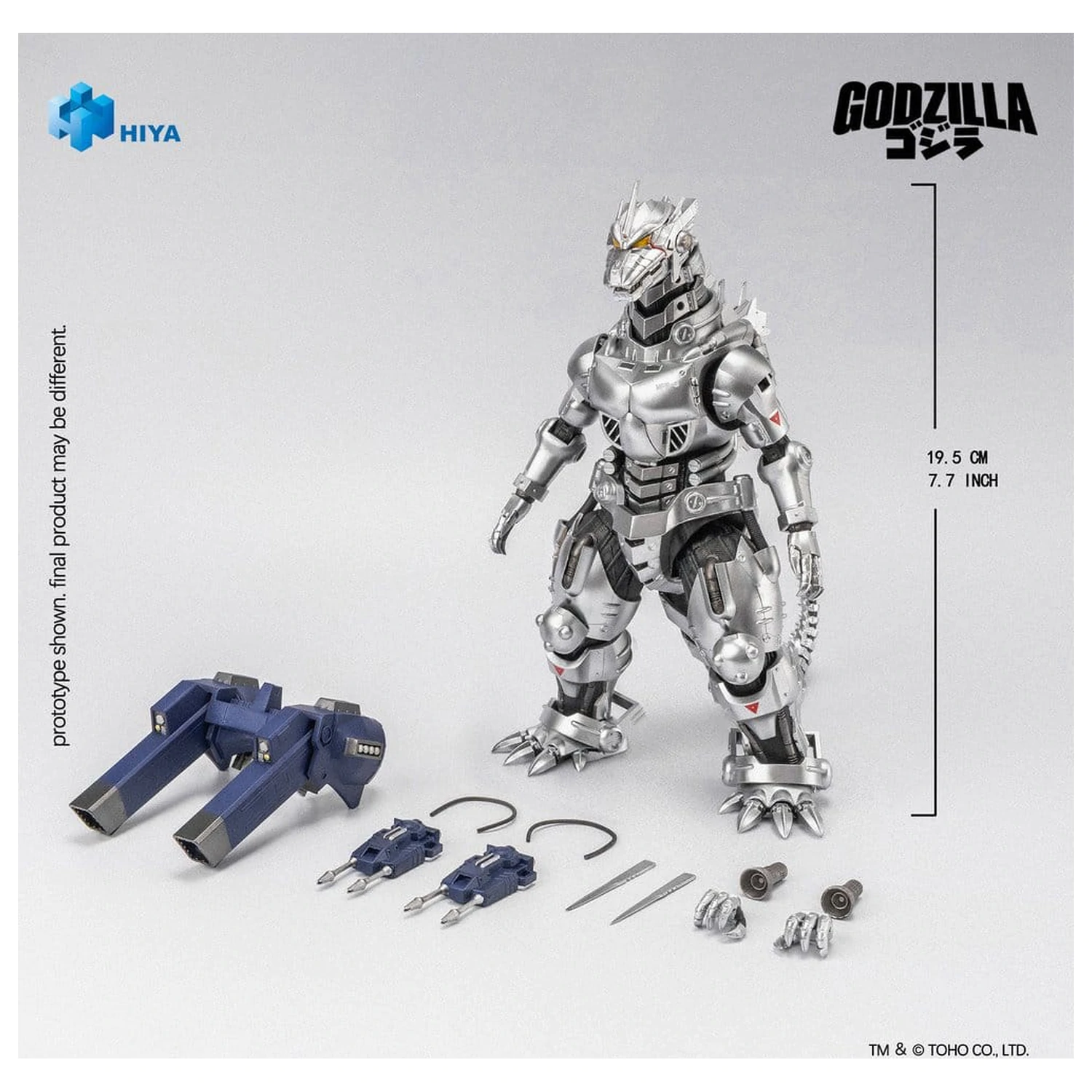 Godzilla Against Mechagodzilla (2002) Exquisite Basic Series figurka akcji Mechagodzilla MFS-3 20 cm zdjęcie produktu