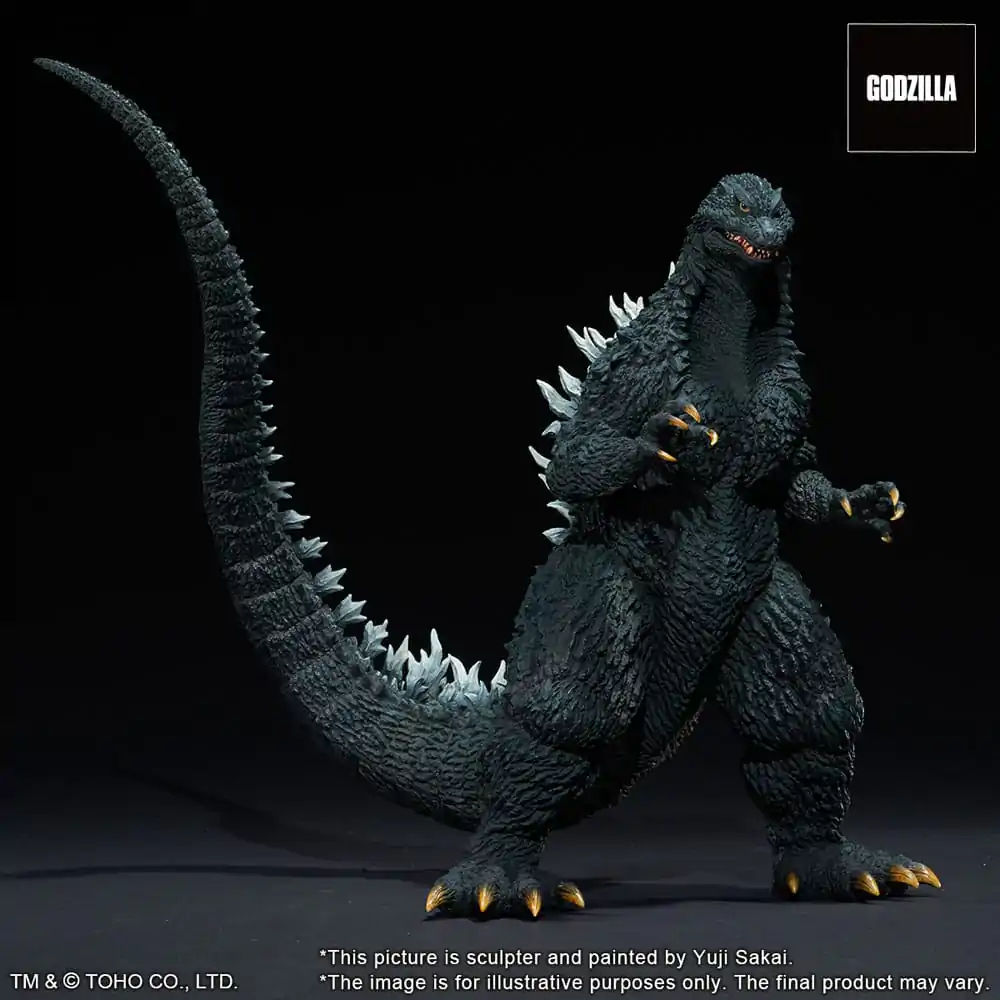 Godzilla kontra Mechagodzilla 2002 TOHO Yuji Sakai Modeling Collection Statua PVC Godzilla Battle in the Storm 28 cm zdjęcie produktu