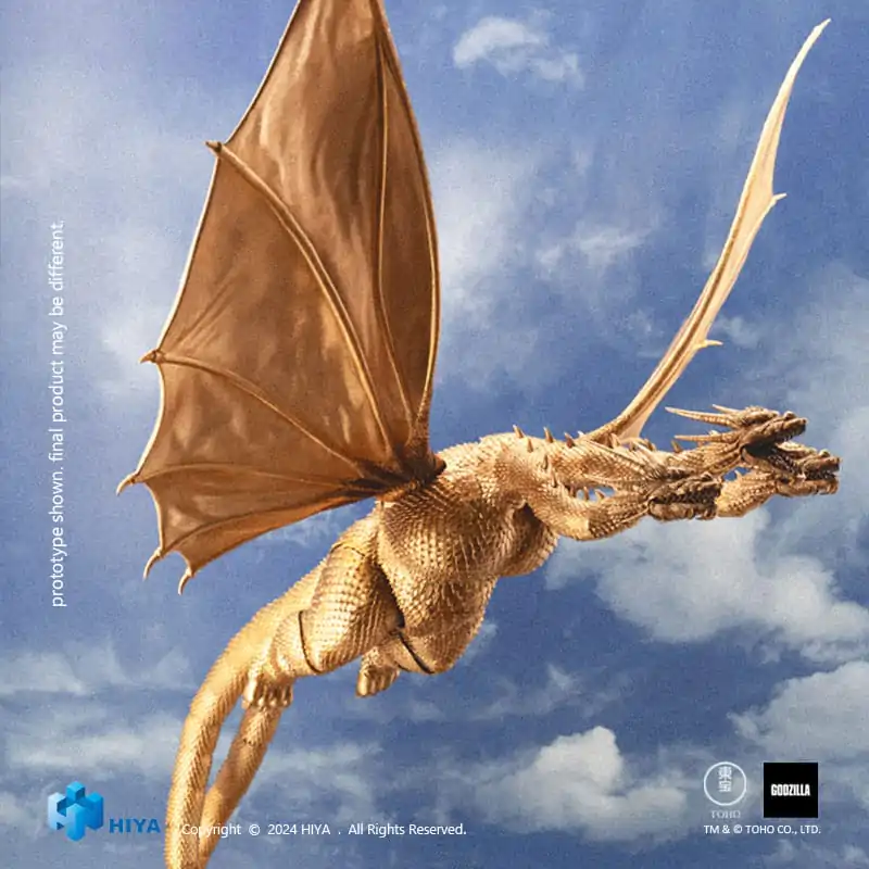 Godzilla Exquisite Basic Figurka Akcji Godzilla vs King Ghidorah King Ghidorah 25 cm zdjęcie produktu