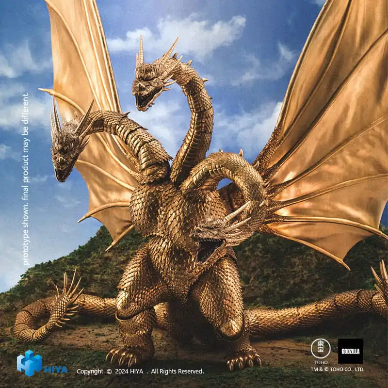 Godzilla Exquisite Basic Figurka Akcji Godzilla vs King Ghidorah King Ghidorah 25 cm zdjęcie produktu