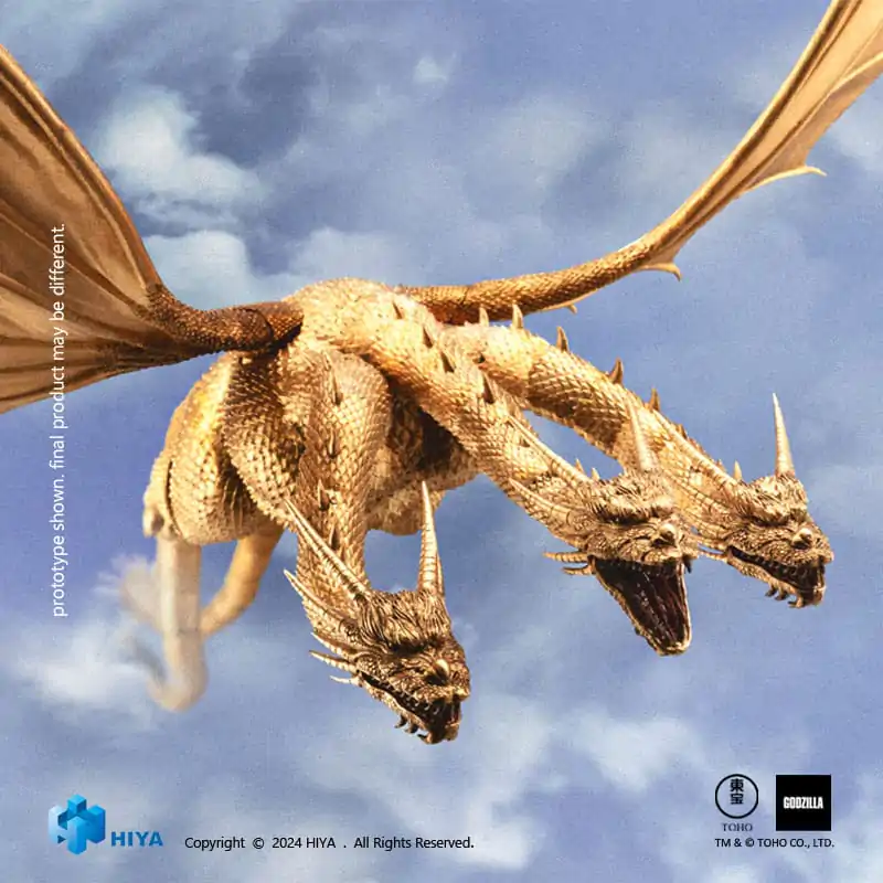 Godzilla Exquisite Basic Figurka Akcji Godzilla vs King Ghidorah King Ghidorah 25 cm zdjęcie produktu