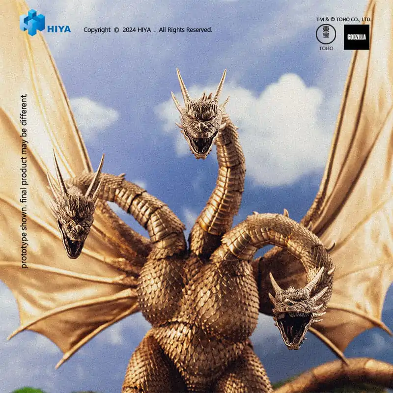 Godzilla Exquisite Basic Figurka Akcji Godzilla vs King Ghidorah King Ghidorah 25 cm zdjęcie produktu