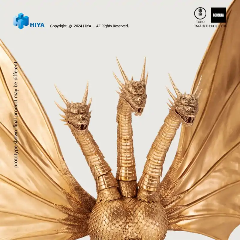 Godzilla Exquisite Basic Figurka Akcji Godzilla vs King Ghidorah King Ghidorah 25 cm zdjęcie produktu