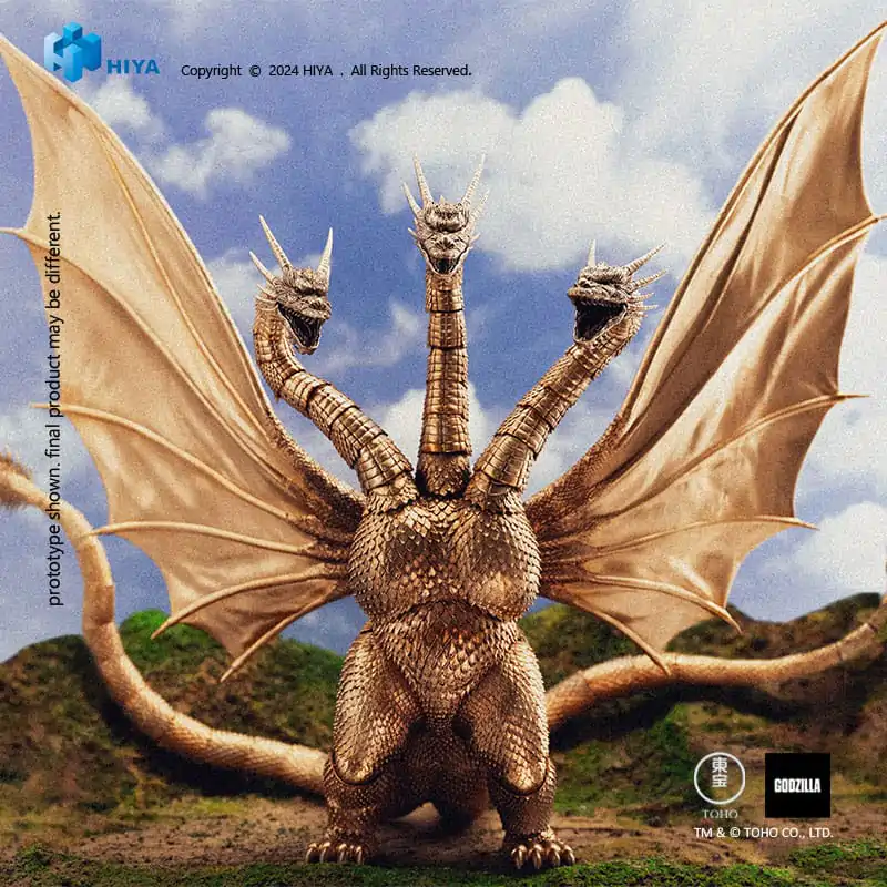 Godzilla Exquisite Basic Figurka Akcji Godzilla vs King Ghidorah King Ghidorah 25 cm zdjęcie produktu
