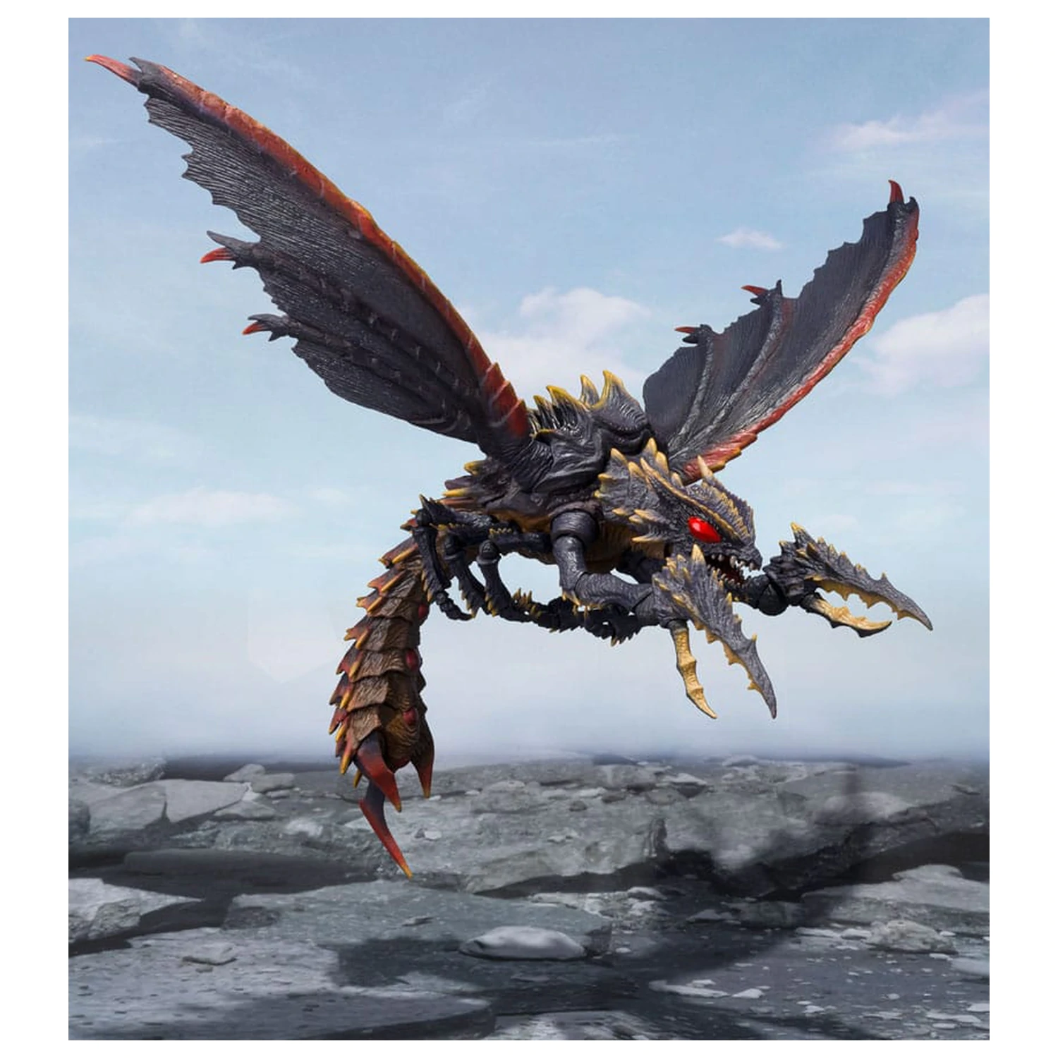 Figurka akcji Godzilla S.H. Monster Arts Megaguirus Evolution Set 21 cm zdjęcie produktu