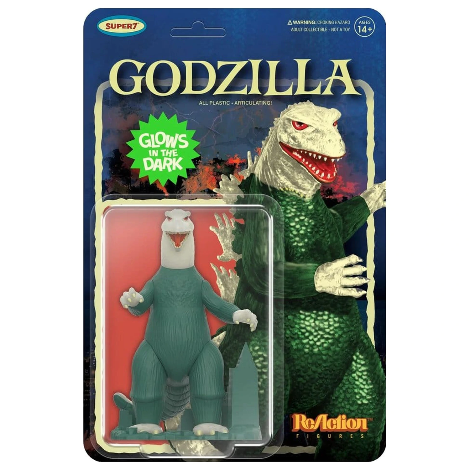 Godzilla Toho ReAction Figurka Godzilla Model Kit (Glow) 10 cm zdjęcie produktu