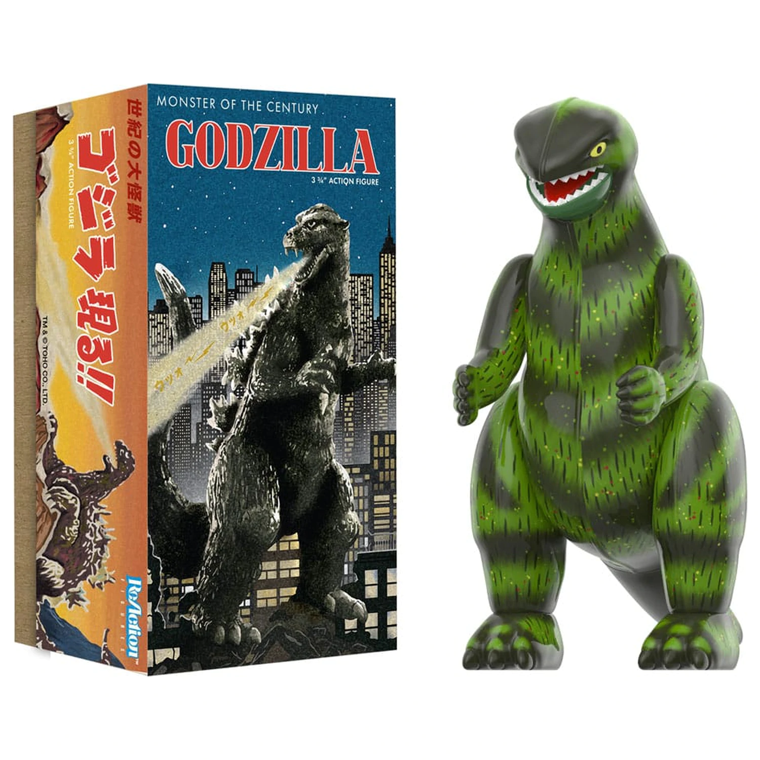 Figurka Godzilla Toho ReAction Wave 01 (Retro Tin) Godzilla (Marusan Tin) 10 cm zdjęcie produktu