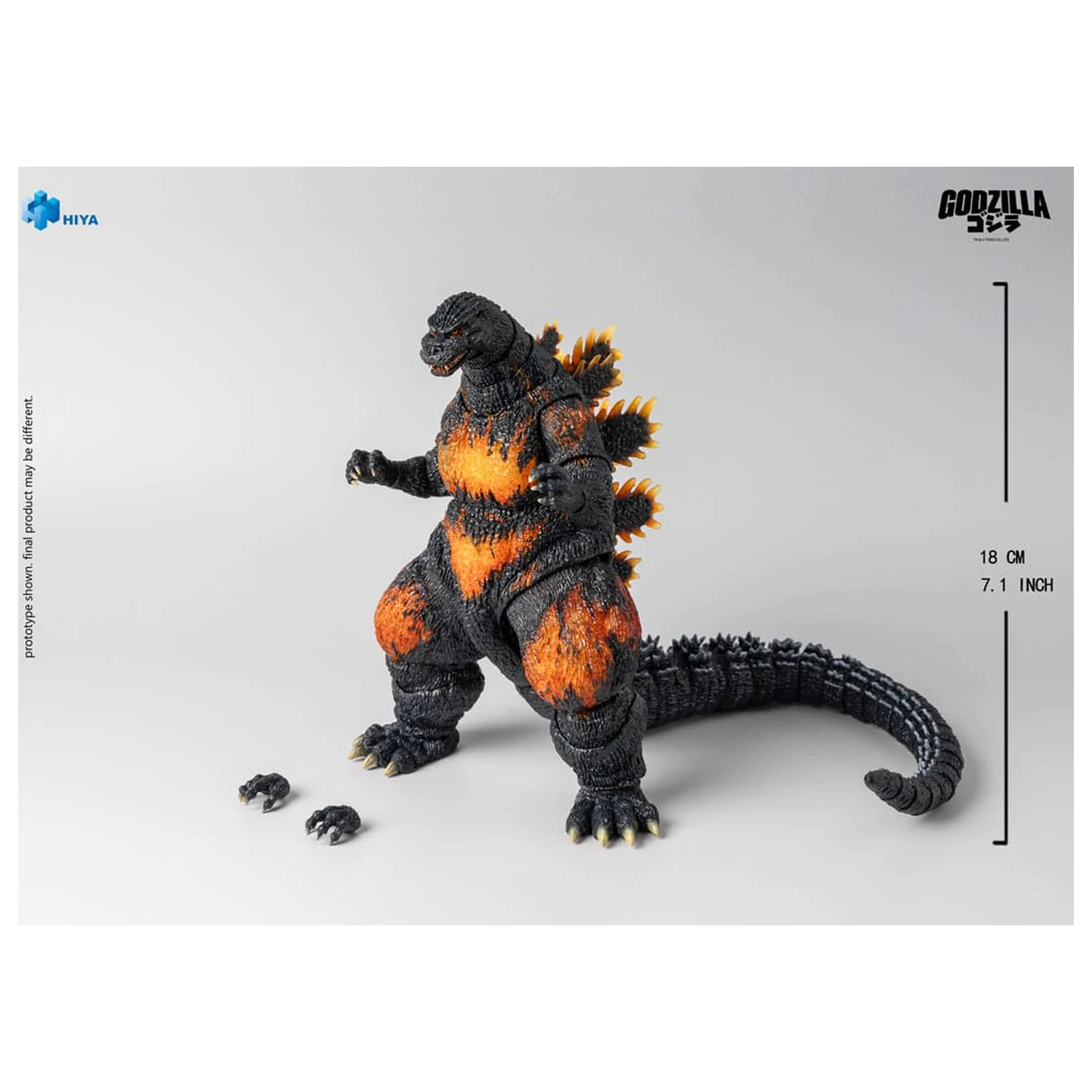 Godzilla vs. Destoroyah (1995) Exquisite Basic Action Figure Burning Godzilla 18 cm zdjęcie produktu