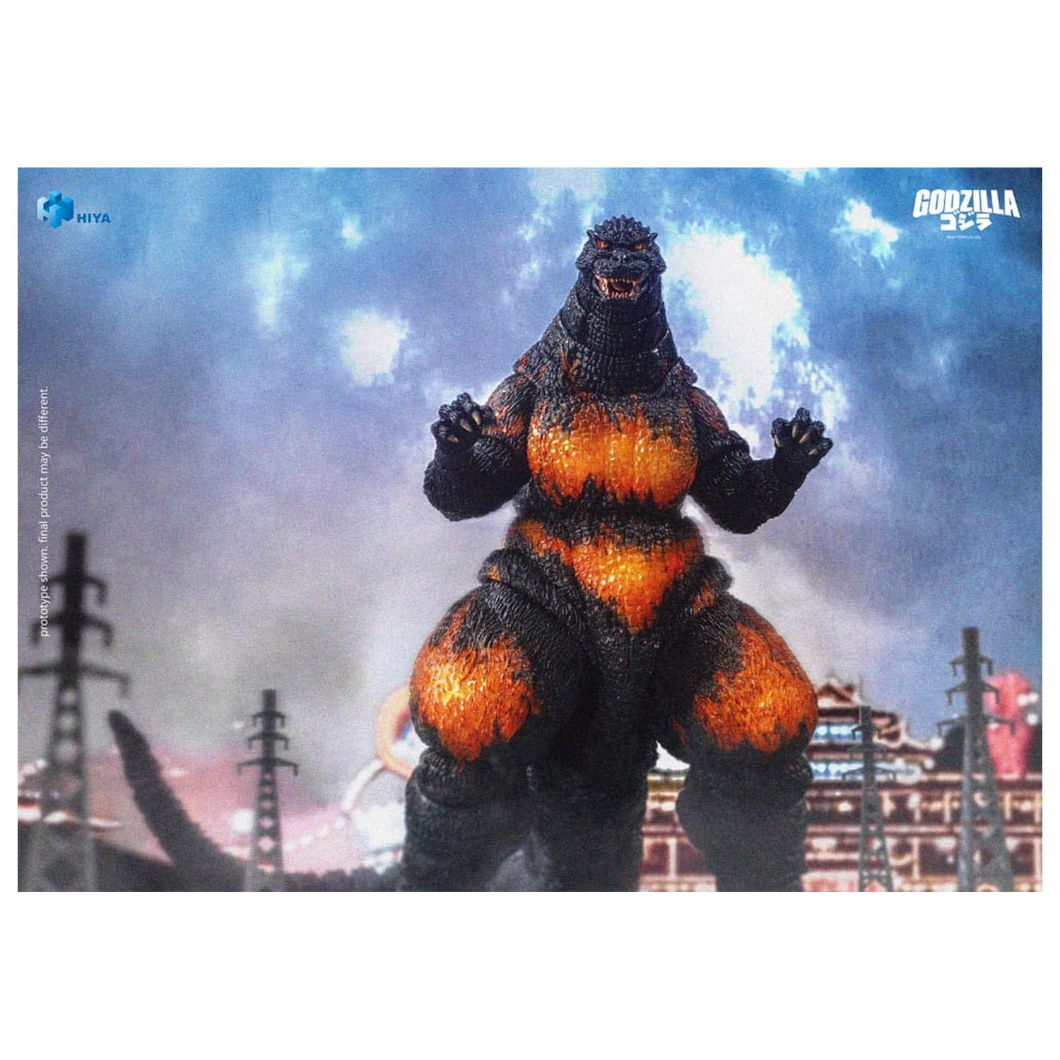 Godzilla vs. Destoroyah (1995) Exquisite Basic Action Figure Burning Godzilla 18 cm zdjęcie produktu